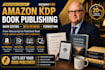 publish your book on amazon kdp, edit, beta read your manuscript, cover design