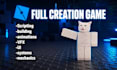 create your custom roblox game