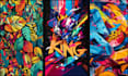 create a custom mural, wall mural, mural wallpaper, and wall art design