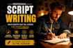 do script writing, movie script writing, screenwriting, screenplay, movie script