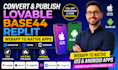 convert publish lovable base44 replit webapp to capacitor ios android app store