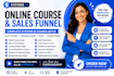build systeme io online course systeme io sale funnel systeme io course setup