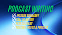write your detailed SEO podcast show notes