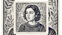 create a portrait print linocut