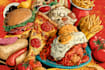 do a food pop art illustration