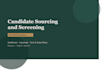 source and screen qualified candidates for your open roles