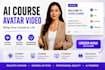 do online course avater ai elearning videos employee training video with heygen