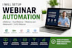setup ewebinar everwebinar webinarjam webinarkit goto webinar webinar automation