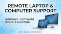 troubleshoot and fix laptop and computer issues remotely