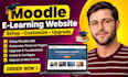 setup, customize, upgrade, install, migrate moodle, e learning website