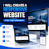 create a responsive website using HTML CSS and javascript