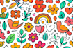 design or recreate repeated seamless pattern vector