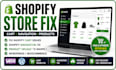 fix shopify theme bug cart issue shopify navigation product upload to shopify