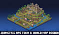 make isometric pixel art tilemap rpg world map 2d game environment tileset asset