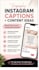 write engaging instagram captions and content ideas
