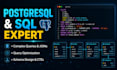 write complex sql queries, postgresql database scripts and optimization