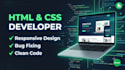 fix HTML and CSS bugs or create responsive web pages