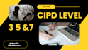 write urgent cipd level 3, 5 and 7 HR projects