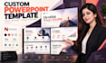 design a custom powerpoint presentation template