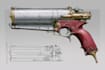 create weapon design and illustration