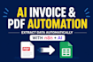 automate your invoice and PDF data extraction using ai and n8n