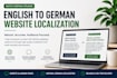 localize your english website into natural native german