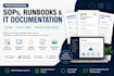 create professional IT sops, runbooks and technical documentation