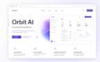 design a clean ai saas landing page in figma