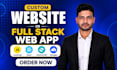 build a custom website, full stack web app using react, tailwind and wrangler