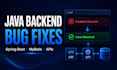 fix java spring boot mybatis backend bugs and API errors