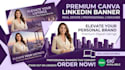 design premium linkedin banners