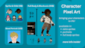 draw a character for you in pixel art