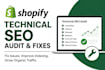audit and fix shopify technical SEO issues