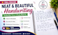 provide neat handwritten notes assignments