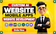 do ai website, ai mobile app, full stack website development