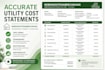 create rental utility cost statements for apartments