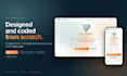 design and code a custom landing page, no page builders