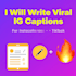 design canva posts and write viral social captions