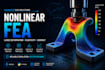 perform nonlinear fea for large deformation, plasticity and contact