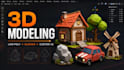 create stylized low poly 3d game assets