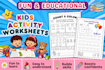 create custom fun learning activity worksheets for kids