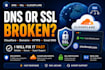 fix cloudflare dns domain and SSL problems