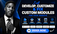 develop, customize and fix custom modules for your website