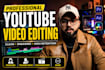do professional youtube video editing