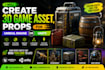 create 3d game asset, props, for unreal engine or unity