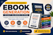 design a professional ebook, ebook layout, and pdf document