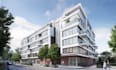 remodel multi unit apartment layout, rowhouse external 3d render, estate VR tour