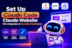set up claude code claude website wix integration and claude dawdbot automation