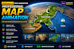 create professional map animation videos