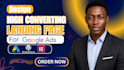 design high converting PPC wordpress landing page for google ads lead generation